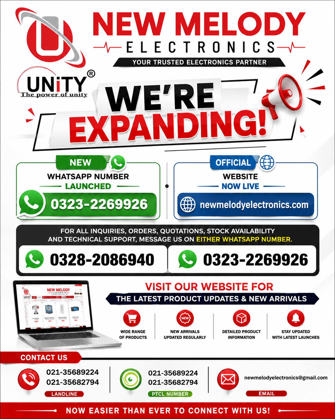 New Melody website launch